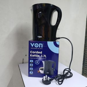 VON 1.7L Upright Corded Electric Kettle 