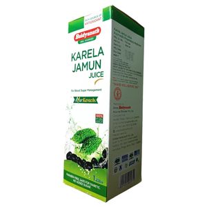 Baidyanath Asli Karela Jamun Juice For BLOOD SUGAR Management Paraben Free, Safe For Diabetic, No Added Sugar nk