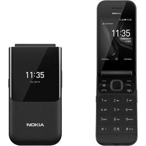 Nokia 2720 Flip Mobile, Mobile Phone, Dual Screen, Dual Sim Card - Black