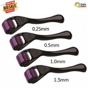 Derma Roller 0.5mm 1mm 1.5mm DERMAROLLER MICRO NEEDLE BEARD HAIR SKIN FACE WRINKLE & ANTI-AGING ROLLER