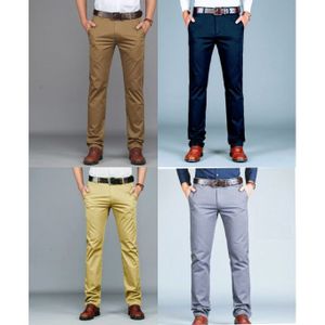 Turkey Style Non-fading Khaki Pants - 4 Pack