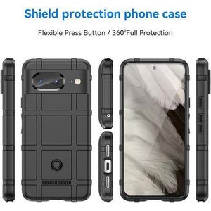 Slim fit Case for Google Pixel 8, Rugged Shield Series Military Grade Shockproof Drop-Tested and Camera Lens Protection