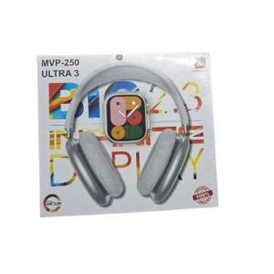 Mvp 250 ultra 3 smart watch with big headset amoled screen quality 