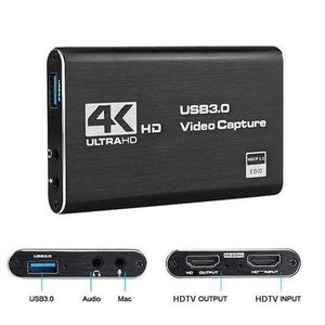 4K USB 3.0 Video Capture Card – HDMI to USB Game Recorder & Live Streaming Device (1080P 60Hz for PS4/OBS/Camera)