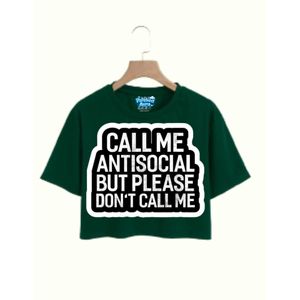 Women's casual crop tshirt 