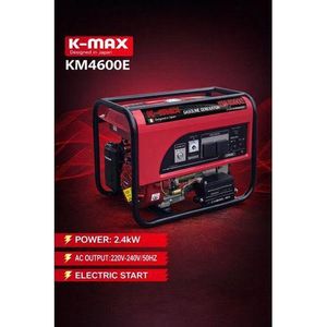 K-Max  KM4600E 2.4kW Generator for Home and Shop