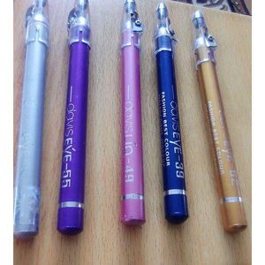 Beauty Davis 5pcs Eye And Lip Liner Pencils (Silver,Purple,Pink,Blue,Gold)