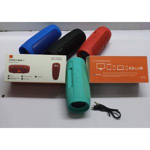 Charce Mini 3+ Portable Rechargeable Wireless Speaker FM USB TF Card Bluetooth 6000mAh Big Battery Powerful Sound for Indoor Outdoor Use
