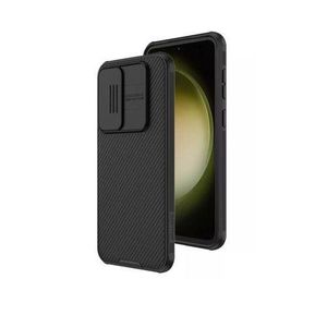 Nilkin S23 FE, CamShield Case Protective Cover With Camera Protector Hard PC Ultra Thin Anti-Scratch Phone Black Case For Samsung Galaxy S23 FE Black (Black)