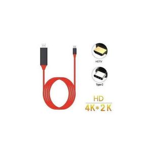Universal 2M USB Type C To HDTV Cable Converter 4K HDTV USB Adapter Support Phone