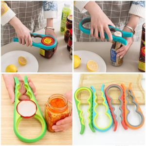 1pc 4-in-1 Multifunctional Can Opener, Suitable For Weak Hands - Easy To  Use Can Opener, Jar Opener, And Bottle Opener