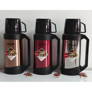 Kileon 1 Liter Breakable Flask Premium Insulated Thermos Bottle Stainless Steel Body with Handle and Leak Proof Design for Hot and Cold Drinks Travel Office and Home Use