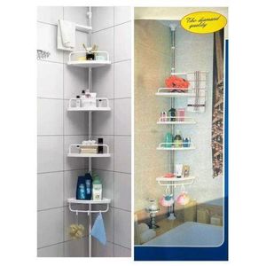 Original 4 Layer Multi Corner Shelf Tension Pole-Bathroom Organizer