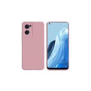 Quality Shockproof Original Silicone Cover Case, Durable, Slim & Stylish Protection for Oppo Reno 7  - Pink