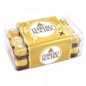 Ferrero Rocher T30 375g – Premium 30-Piece Hazelnut Chocolate Gift Box