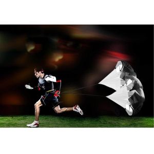 56 Running Parachute Speed Training Resistance Chute Fitness Football  Soccer