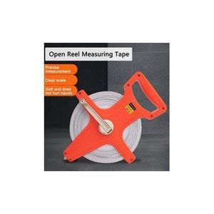 Fiberglass Tape Measure Open Real Measuring Tape 100M For Site Measurement