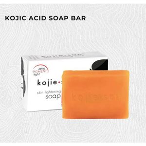Kojie San Original Kojic Acid Soap for Face and Body – Dark Spot Remover, Gentle Cleansing Bar with Coconut Oil, Tea Tree Oil, and Glycerin  65g