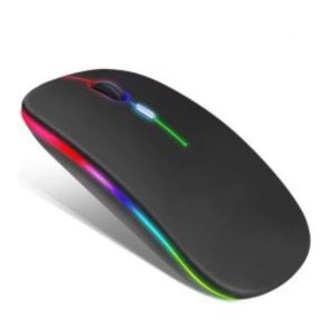 Microkingdom Microkingdom_BT3000 2.4G Rechargeable Wireless Bluetooth Mouse with RGB Light