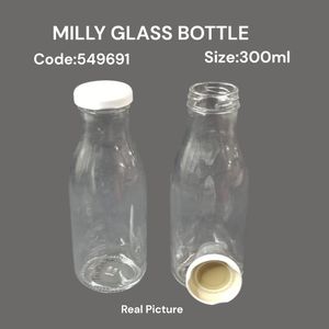 Glass bottle 300ml Airtight for Fridge .2pcs
