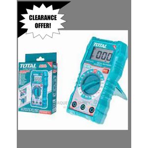 TOTAL  Digital Multimeter 2000 Counts 600V - AC/DC Voltage, Current, Resistance & Continuity Tester