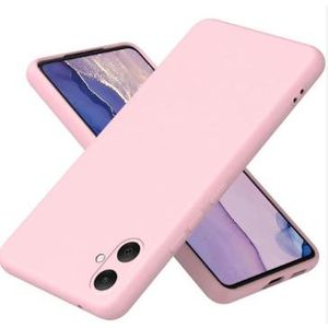 Soft Silicone Back Cover for Samsung Galaxy A07 - Pink, anti-fingerprint, anti-scratch, durable silicone case