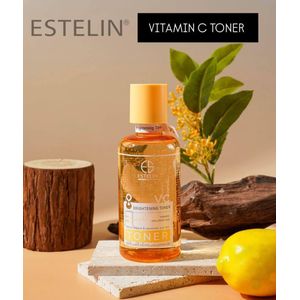ESTELIN Vitamin C Brightening Facial Toner . Glow Boosting, Dark Spot Removal & Skin Hydration (400ml)