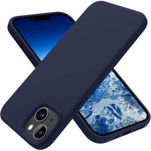 For Apple iPhone 14 Plus (6.7 INCH) real Silicone Case with inside microfiber lining cover