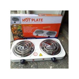 Modern Double Spiral Coil Electric Hotplate -WHITE