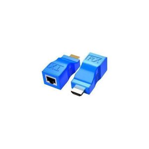 1 Pair RJ45 4K HDMI-compatible Extender Extension Up To 30m Over CAT5e Cat6 Network Ethernet LAN