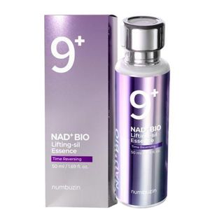 Numbuzin  No.9+ NAD+ BIO Lifting-sil Essence Face Serum. Moisturizes, Removes Wrinkles, Frown Lines, Fine Lines, Firms & Lifts sagging skin, Minimizes Pores, Stimulate collagen production & skin elasticity