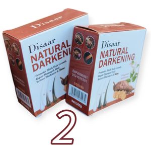 Disaar  2X Polygonum Soap With Multiflorum NATURAL DARKENING Hair Soap jm