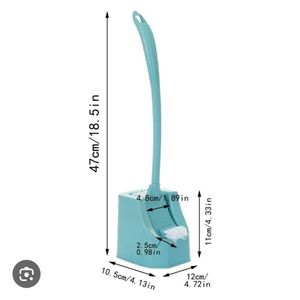Double Sided Toilet Brush And Holder