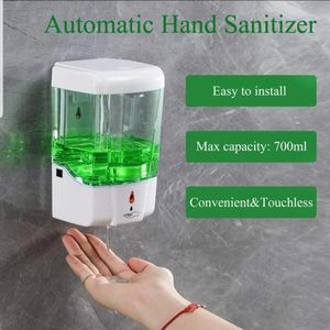 700ml Automatic Touchless Soap & Sanitizer Dispenser Battery powered (4 × AA batteries) 