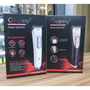 Geemy GM-6576 Professional Hair Clipper & Shaving Machine – Rechargeable Groomer