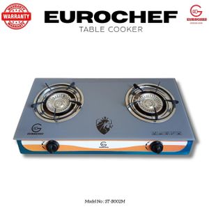 Eurochef 2 burner glass top