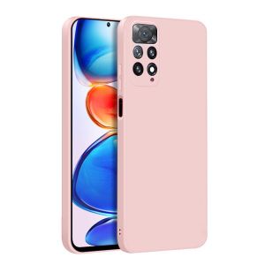 Soft Silicone Back Cover for Xiaomi Redmi Note 11 Pro - Pink, anti-fingerprint, anti-scratch, durable silicone case