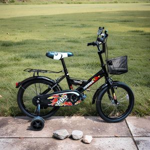 Smooth Pedaling Adjustable Handlebar Stable Ride Tough Frame 16 Inch 4-7 Years Old Children Kids Bicycle