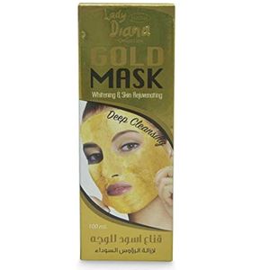 LADY DIANA Gold Face Mask 