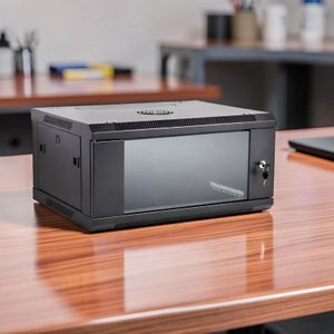 Excellent Access Easy Cable Entry Options Secure Server Rack Enclosure 4U Wall Mount Data Cabinet 