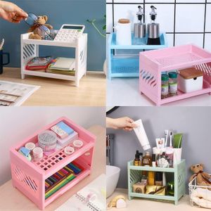 Multi-Purpose Double Layer Storage Organizer Shelf Desktop Organizer