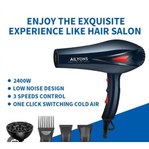 AILYONS Smart Life Hair Blow Dryer P2 High Speed Low Noise Professional Hair Dryer with One Click Cold Air Function Ergonomic Handle Includes Styling Nozzles and Free Nail Clipper Set