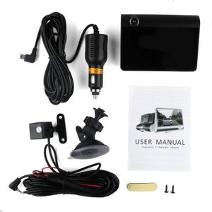 Full HD Car Cam 1080P With Dual Lens, Night Vision, Wide Angle And Rear Camera For Parking Assistance