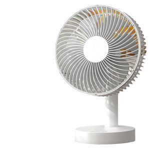 Portable USB White Desk Fan - Mini Size, Quiet & Versatile for Dorm/Office/Travel 