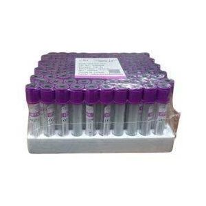 EDTA vacutainer purple top 100s