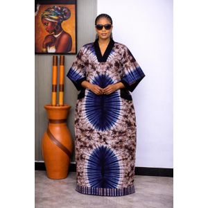 Ladies Ankara Cotton Maxi Dress