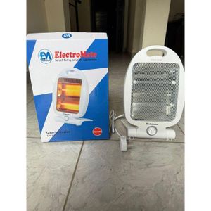 ElectroMate  EFH-01 Quartz 800W Room Heater. Fast, Silent, and Energy-Saving Radiant Warmth