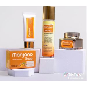 Manjano Ultimate Glow Face & Body Combo – 5-Piece Complete Skincare Set