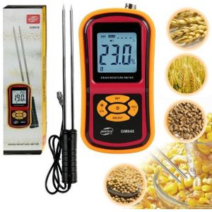 Benetech Digital LCD Display Grain Moisture Meter for Seed Paddy Corn Rice Soybean Measure Range 5~30%