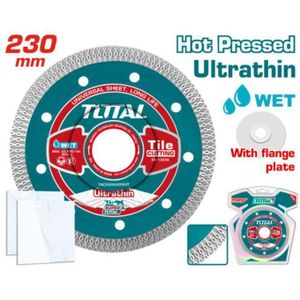 TOTAL TAC2182301HT Ultrathin diamond  disc (Mesh rim) 230(9")X22.2MM 